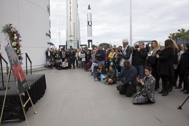 NASA image: John H Glenn Jr. Wreath Laying Ceremony