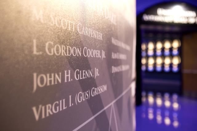 NASA image: John H Glenn Jr. Wreath Laying Ceremony - Inside Hereos and Lege