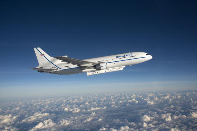 NASA image: Pegasus XL CYGNSS Second Launch Attempt