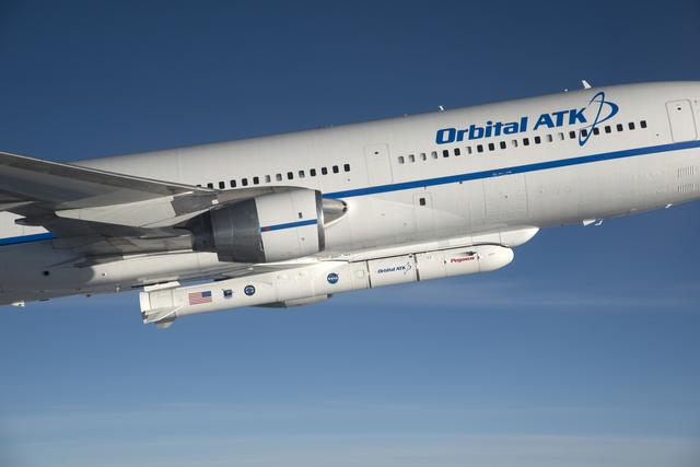 NASA image: Pegasus XL CYGNSS Second Launch Attempt