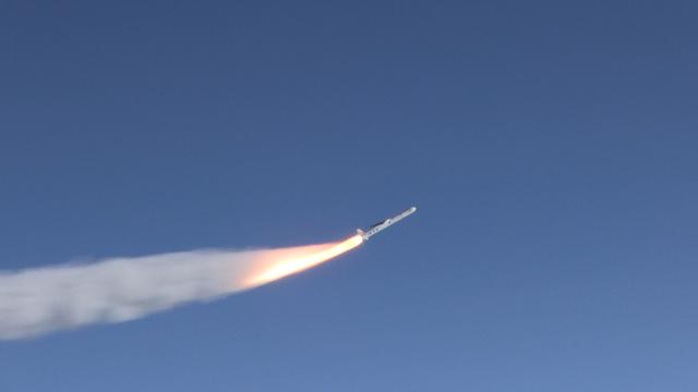 NASA image: Pegasus XL CYGNSS Second Launch Attempt, Drop & Launch of Rocket