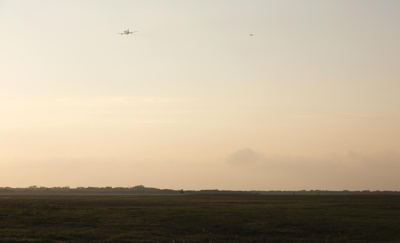 An Orbital ATK L-1011 Stargazer aircraft carrying a Pegasus XL Rocket with eight NASA Cyclone Global Navigation Satellite System, or CYGNSS, soars high after takeoff from the Skid Strip at Cape Canaveral Air Force Station, Florida. With the aircraft flying off shore, the Pegasus rocket will be released. Five seconds later, the solid propellant engine will ignite and boost the eight hurricane observatories to orbit. The eight CYGNSS satellites will make frequent and accurate measurements of ocean surface winds throughout the life cycle of tropical storms and hurricanes. Release of the Pegasus XL rocket is scheduled for 8:40 a.m. EST.