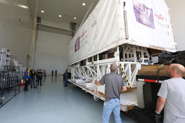 Orbital ATK's Ground Support Equipment (GSE) Delivery for OA-7