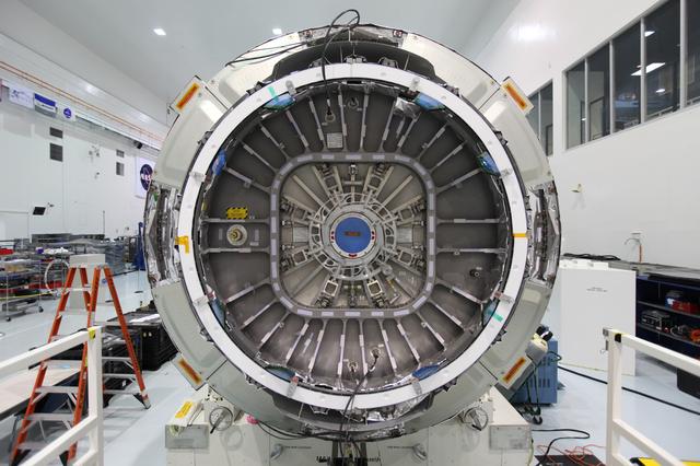 NASA image: OA-7 Cargo Module Hatch Closure