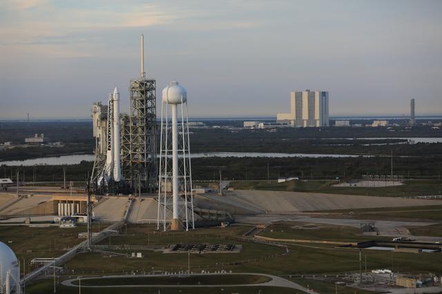 NASA image: Aerial Photos of SpaceX CRS-10 on Pad 39A