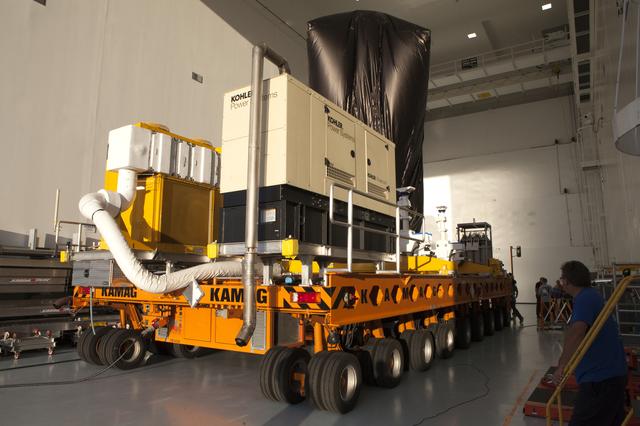 NASA image: OA-7 Transport from SSPF to PHSF