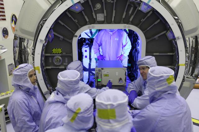 NASA image: OA-7 Final "Powered' Cargo Loading