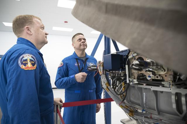 NASA image: Eric Boe and Bob Behnken Dragon Tour
