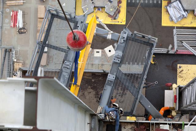 NASA image: Orion Service Module Umbilical (OSMU) Lift & Preparation for Ins