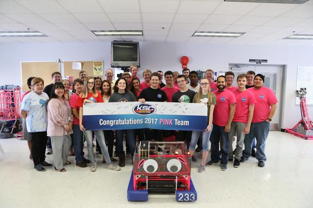 NASA image: FIRST Robotics NE Mentoring Team & Students