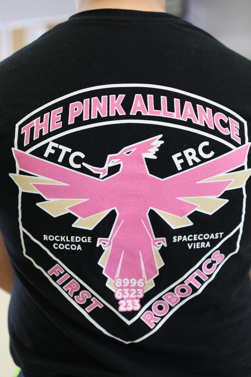 Comprised of students from Cocoa Beach, Rockledge, Viera and Space Coast high schools, the robotics group known as the "Pink Team," chose the phoenix as its mascot for the 2016 season. The group, its mentors and support personnel celebrated a successful season near the Shuttle Landing Facility at NASA's Kennedy Space Center on April 5.