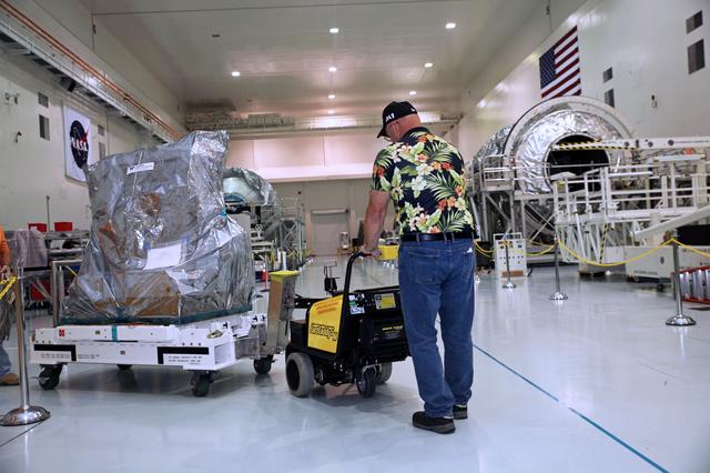 NASA image: MUSES Transfer (for SpaceX CRS-11)