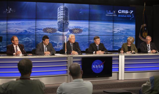 NASA image: Orbital ATK CRS-7 Prelaunch News Conference