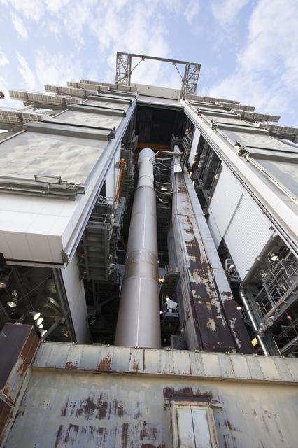 NASA image: Orbital ATK CRS-7 Rollout