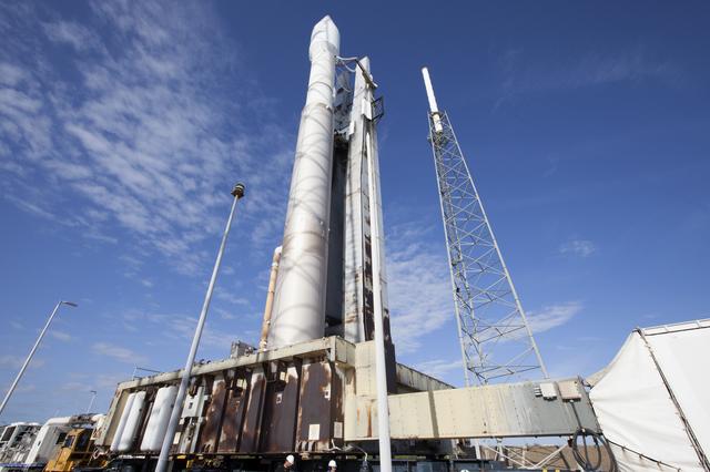 NASA image: Orbital ATK CRS-7 Rollout
