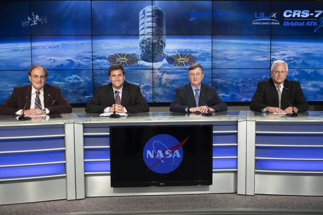 NASA image: Orbital ATK CRS-7 Post Launch News Conference