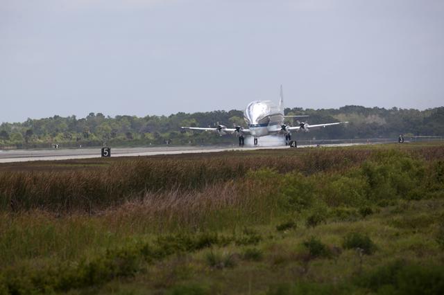 NASA image: Guppy Arrival for Orion EM-1 Crew Module Structural Test Article