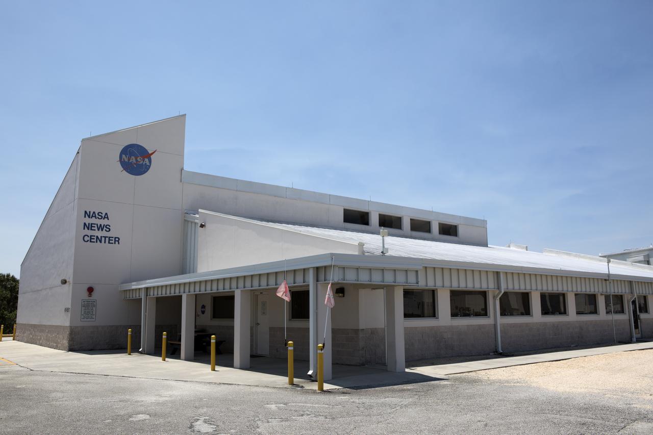 This is the NASA News Center at Kennedy Space Center in Florida, where reporters from television, radio, print and online media outlets have monitored countless launches, landings and other space events in order to deliver the news to the world. 