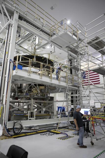 NASA image: Orion Crew Module Adapter-Structural Test Article and European S