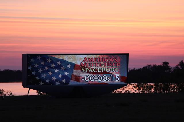 NASA image: Countdown Clock at Sunrise