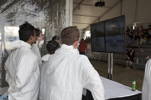 NASA image: 2017 Robotic Mining Competition