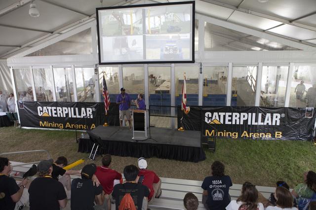 NASA image: 2017 Robotic Mining Competition