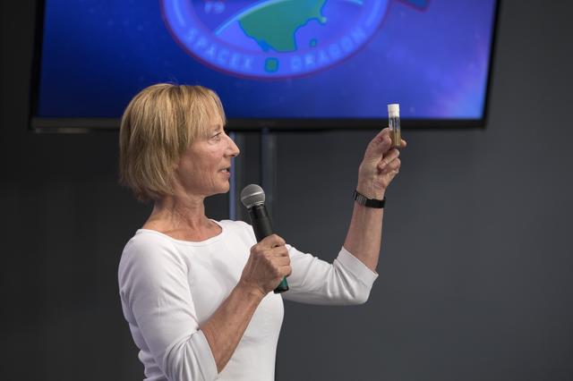 NASA image: SpaceX CRS-11 "What's on Board?" Science Briefing