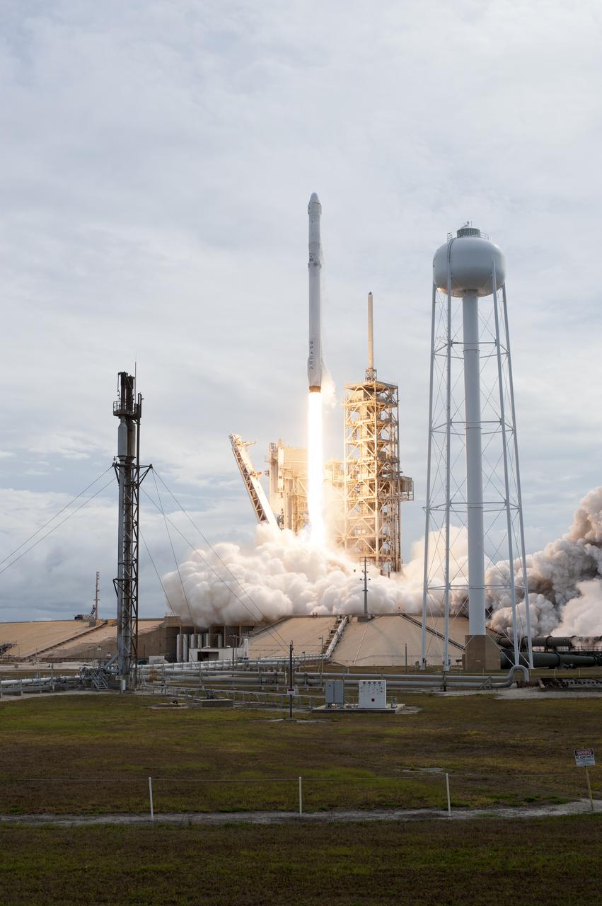 A SpaceX Falcon 9 rocket lifts off from Launch Complex 39A at NASA's Kenney Space Center in Florida, the company's 11th commercial resupply services mission to the International Space Station. Liftoff was at 5:07 p.m. EDT from the historic launch site now operated by SpaceX under a property agreement with NASA. The Dragon spacecraft will deliver 6,000 pounds of supplies, such as the Neutron star Interior Composition Explorer, or NICER, designed to study the extraordinary physics of these stars, providing insights into their nature and behavior.