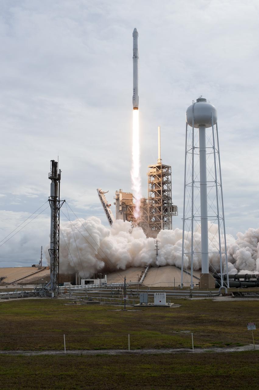 A SpaceX Falcon 9 rocket lifts off from Launch Complex 39A at NASA's Kenney Space Center in Florida, the company's 11th commercial resupply services mission to the International Space Station. Liftoff was at 5:07 p.m. EDT from the historic launch site now operated by SpaceX under a property agreement with NASA. The Dragon spacecraft will deliver 6,000 pounds of supplies, such as the Neutron star Interior Composition Explorer, or NICER, designed to study the extraordinary physics of these stars, providing insights into their nature and behavior.