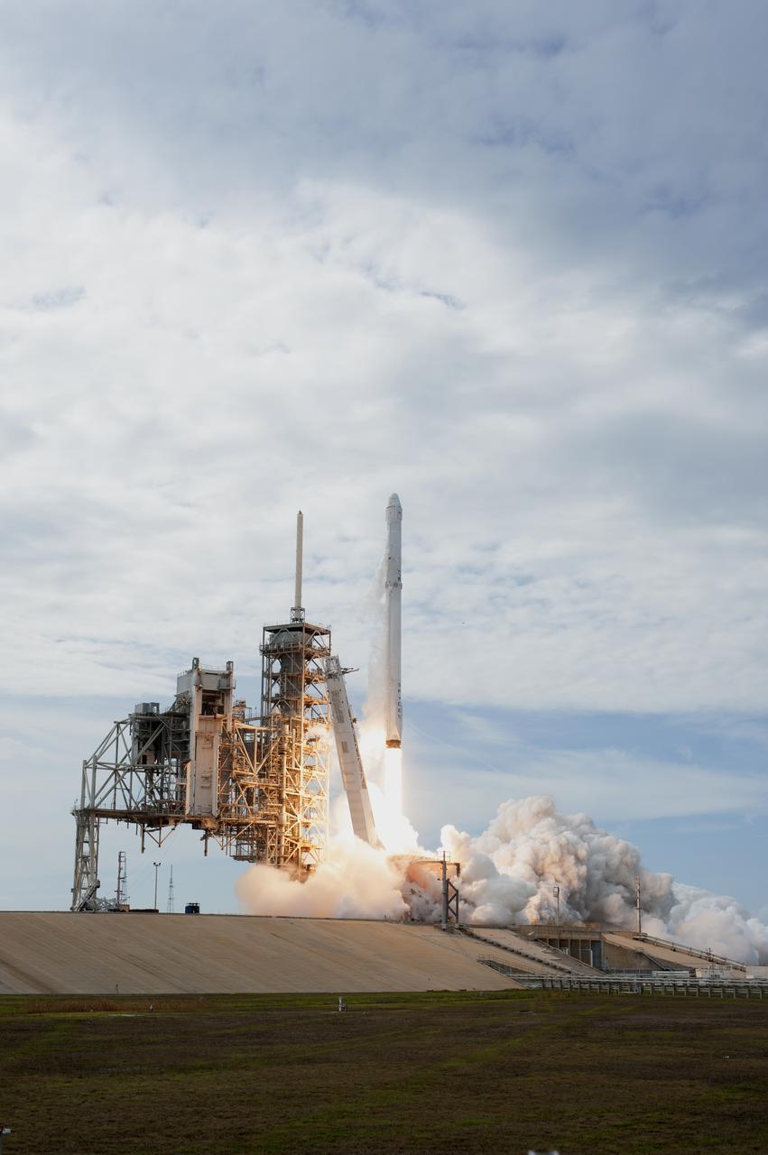 A SpaceX Falcon 9 rocket lifts off from Launch Complex 39A at NASA's Kenney Space Center in Florida, the company's 11th commercial resupply services mission to the International Space Station. Liftoff was at 5:07 p.m. EDT from the historic launch site now operated by SpaceX under a property agreement with NASA. The Dragon spacecraft will deliver 6,000 pounds of supplies, such as the Neutron star Interior Composition Explorer, or NICER, designed to study the extraordinary physics of these stars, providing insights into their nature and behavior.