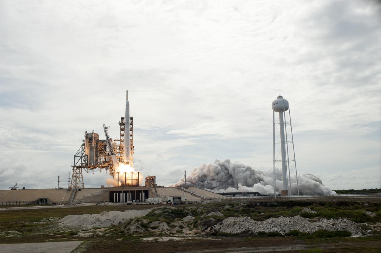 A SpaceX Falcon 9 rocket lifts off from Launch Complex 39A at NASA's Kenney Space Center in Florida, the company's 11th commercial resupply services mission to the International Space Station. Liftoff was at 5:07 p.m. EDT from the historic launch site now operated by SpaceX under a property agreement with NASA. The Dragon spacecraft will deliver 6,000 pounds of supplies, such as the Neutron star Interior Composition Explorer, or NICER, designed to study the extraordinary physics of these stars, providing insights into their nature and behavior.