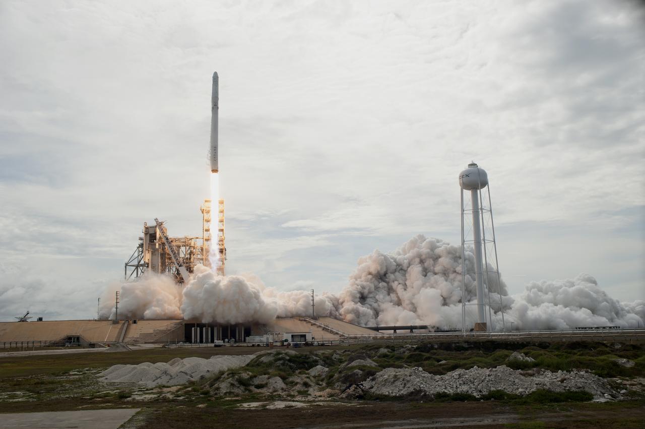 A SpaceX Falcon 9 rocket lifts off from Launch Complex 39A at NASA's Kenney Space Center in Florida, the company's 11th commercial resupply services mission to the International Space Station. Liftoff was at 5:07 p.m. EDT from the historic launch site now operated by SpaceX under a property agreement with NASA. The Dragon spacecraft will deliver 6,000 pounds of supplies, such as the Neutron star Interior Composition Explorer, or NICER, designed to study the extraordinary physics of these stars, providing insights into their nature and behavior.