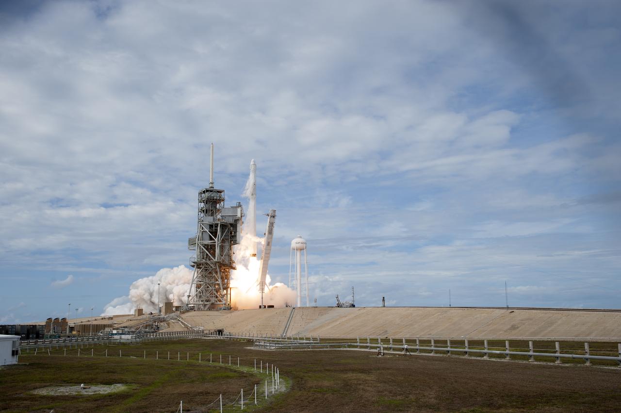 A SpaceX Falcon 9 rocket lifts off from Launch Complex 39A at NASA's Kenney Space Center in Florida, the company's 11th commercial resupply services mission to the International Space Station. Liftoff was at 5:07 p.m. EDT from the historic launch site now operated by SpaceX under a property agreement with NASA. The Dragon spacecraft will deliver 6,000 pounds of supplies, such as the Neutron star Interior Composition Explorer, or NICER, designed to study the extraordinary physics of these stars, providing insights into their nature and behavior.