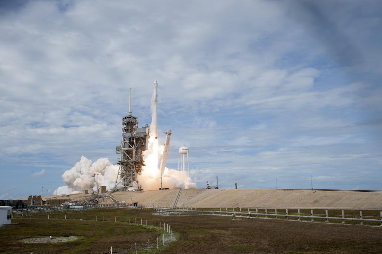 A SpaceX Falcon 9 rocket lifts off from Launch Complex 39A at NASA's Kenney Space Center in Florida, the company's 11th commercial resupply services mission to the International Space Station. Liftoff was at 5:07 p.m. EDT from the historic launch site now operated by SpaceX under a property agreement with NASA. The Dragon spacecraft will deliver 6,000 pounds of supplies, such as the Neutron star Interior Composition Explorer, or NICER, designed to study the extraordinary physics of these stars, providing insights into their nature and behavior.