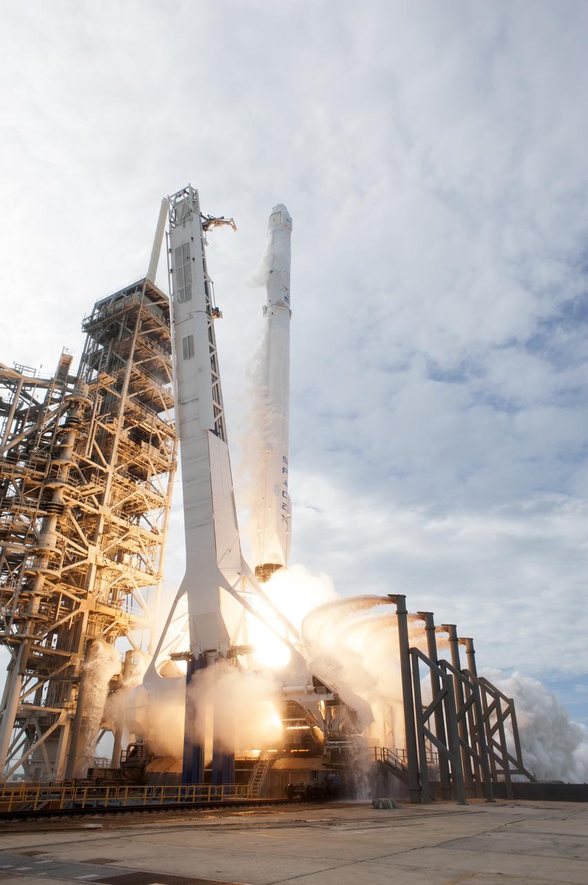 A SpaceX Falcon 9 rocket lifts off from Launch Complex 39A at NASA's Kenney Space Center in Florida, the company's 11th commercial resupply services mission to the International Space Station. Liftoff was at 5:07 p.m. EDT from the historic launch site now operated by SpaceX under a property agreement with NASA. The Dragon spacecraft will deliver 6,000 pounds of supplies, such as the Neutron star Interior Composition Explorer, or NICER, designed to study the extraordinary physics of these stars, providing insights into their nature and behavior.