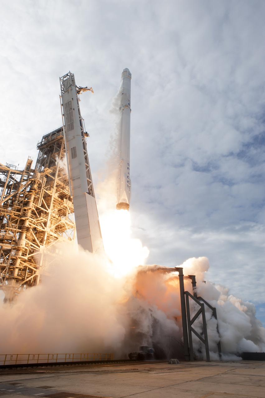 A SpaceX Falcon 9 rocket lifts off from Launch Complex 39A at NASA's Kenney Space Center in Florida, the company's 11th commercial resupply services mission to the International Space Station. Liftoff was at 5:07 p.m. EDT from the historic launch site now operated by SpaceX under a property agreement with NASA. The Dragon spacecraft will deliver 6,000 pounds of supplies, such as the Neutron star Interior Composition Explorer, or NICER, designed to study the extraordinary physics of these stars, providing insights into their nature and behavior.