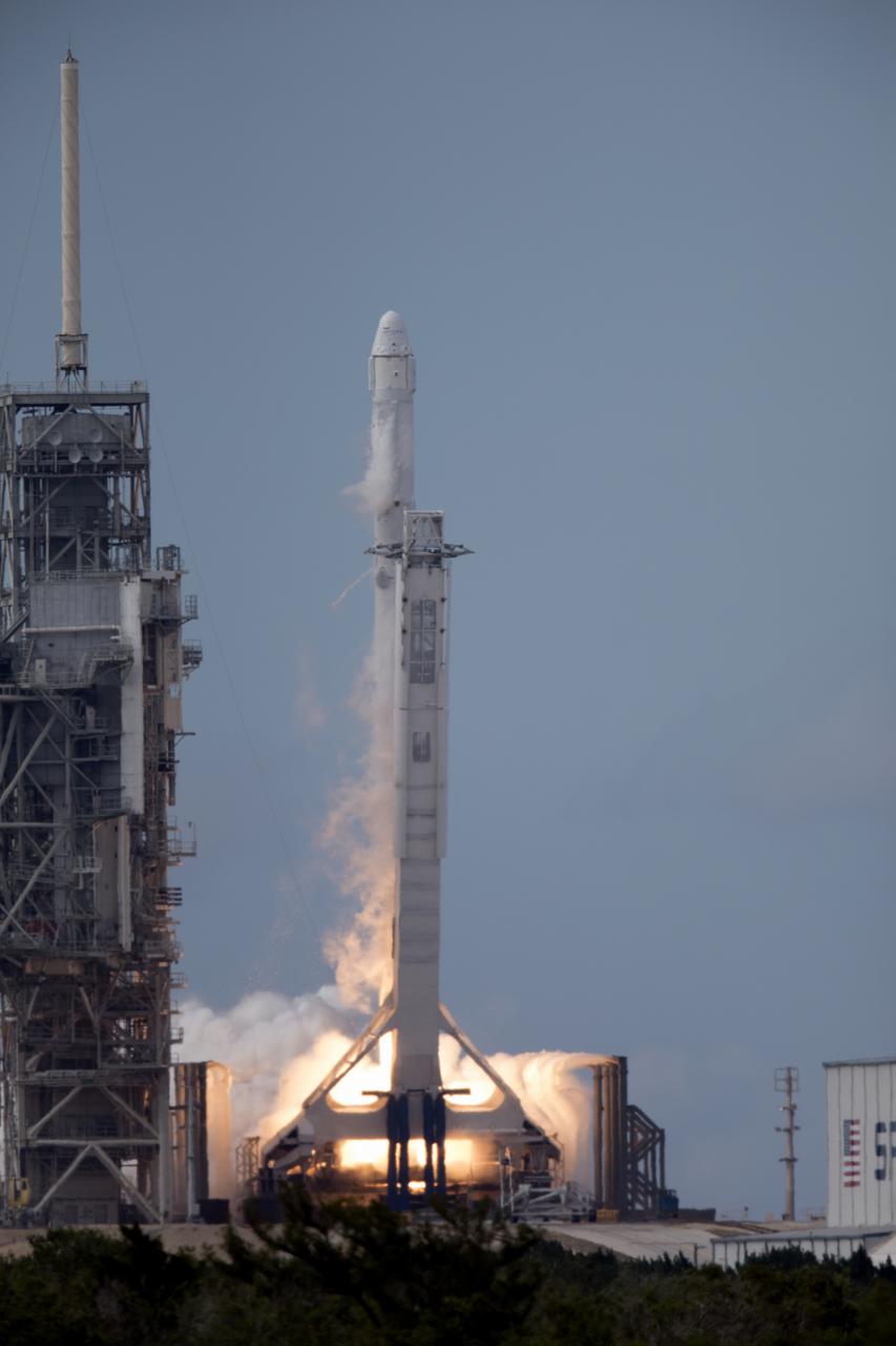 A SpaceX Falcon 9 rocket lifts off from Launch Complex 39A at NASA's Kenney Space Center in Florida, the company's 11th commercial resupply services mission to the International Space Station. Liftoff was at 5:07 p.m. EDT from the historic launch site now operated by SpaceX under a property agreement with NASA. The Dragon spacecraft will deliver 6,000 pounds of supplies, such as the Neutron star Interior Composition Explorer, or NICER, designed to study the extraordinary physics of these stars, providing insights into their nature and behavior.