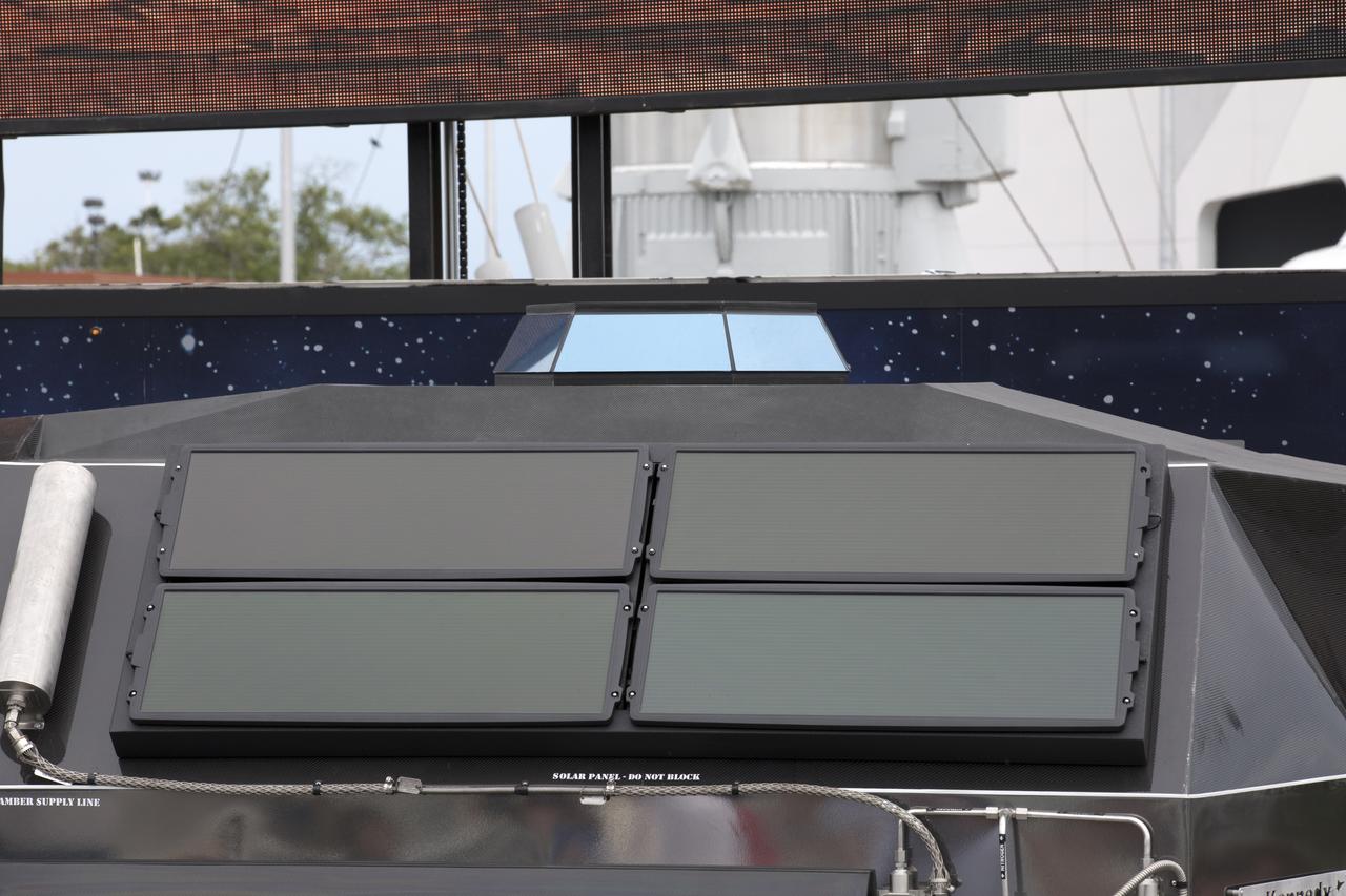 The scientifically-themed Mars rover concept vehicle operates on an electric motor, powered by solar panels and a 700-volt battery. The back section opens and serves as a laboratory which can disconnect for autonomous research. While this exact rover is not expected to operate on Mars, one or more of its elements could make its way into a rover astronauts will drive on the Red Planet. The "Summer of Mars" promotion is designed to provide guests with a better understanding of NASA's studies of the Red Planet. The builders of the rover, Parker Brothers Concepts of Port Canaveral, Florida, incorporated input into its design from NASA subject matter experts.