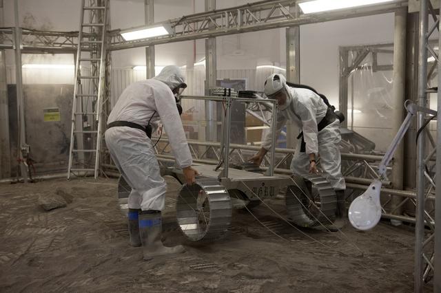 NASA image: Resource Prospector Mobility Test