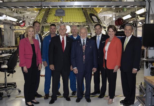 Vice President Mike Pence Tours O&C at Kennedy Space Center