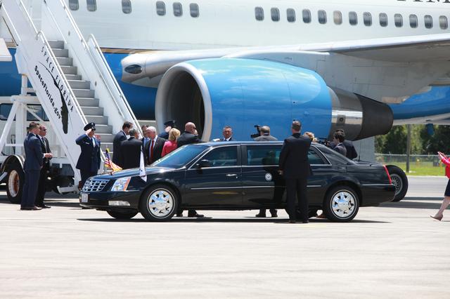 NASA image: Vice President Mike Pence Arrival at Kennedy Space Center