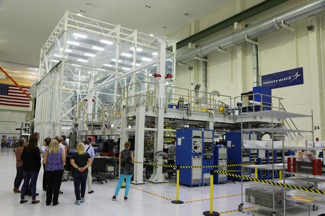 NASA image: European Space Agency Tour of Orion EM-1 Crew Module