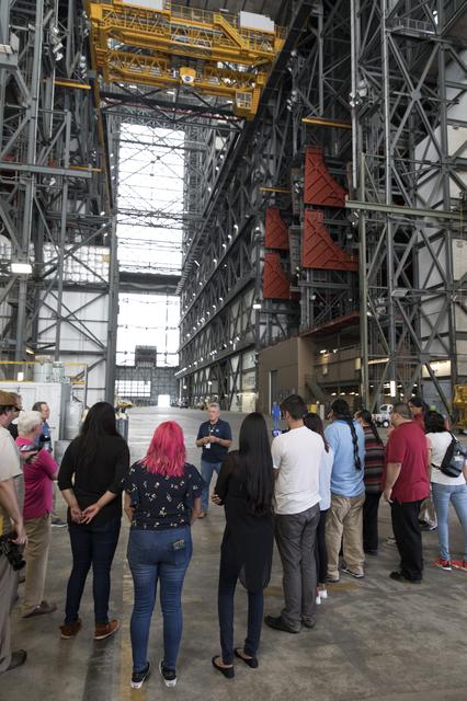 NASA image: 2017 First Nations Launch Competition Winners visit Kennedy Spac