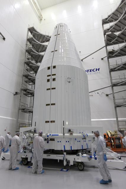 NASA image: TDRS-M Encapsulation