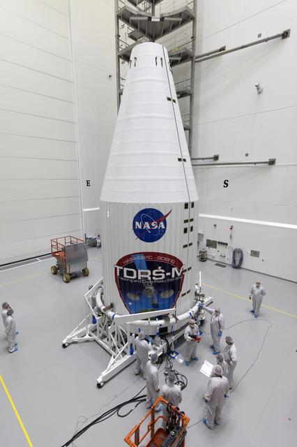 NASA image: TDRS-M Encapsulation