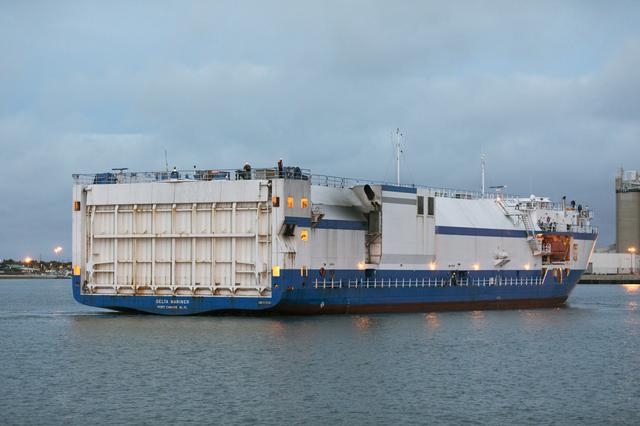NASA image: ULA Delta IV Heavy Second Stage & Port Common Booster Core for t