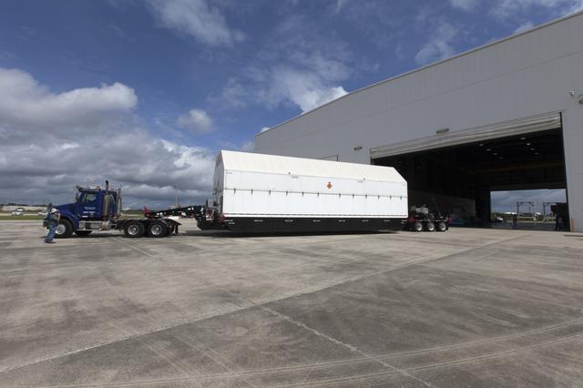 NASA image: ULA Delta IV Heavy Second Stage & Port Common Booster Core for t