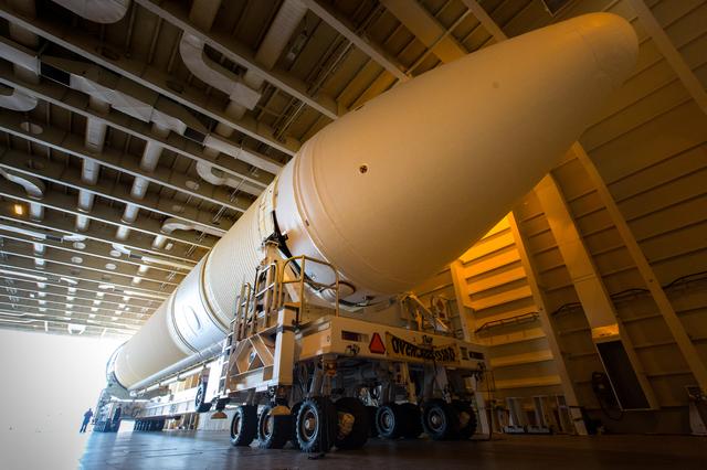 NASA image: ULA Delta IV Heavy Second Stage & Port Common Booster Core for t