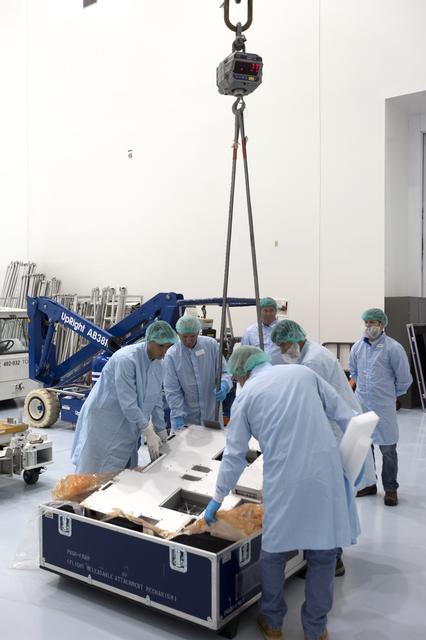 NASA image: Materials International Space Station Experiment (MISSE) Arrival