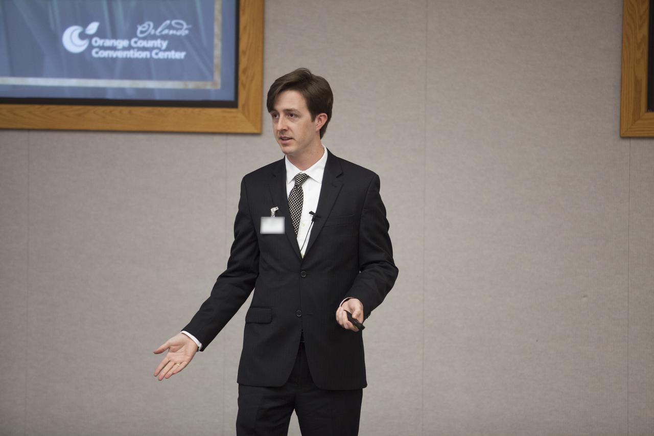 John Culver, Sustainability Program manager with the Orange County Convention Center in Orlando, was one of the featured speakers at the 2017 Innovation Expo at NASA's Kennedy Space Center in Florida. The purpose of the annual two-day event is to help foster innovation and creativity among the Kennedy workforce. The event included several keynote speakers, training opportunities, an innovation showcase and the KSC Kickstart competition. 
